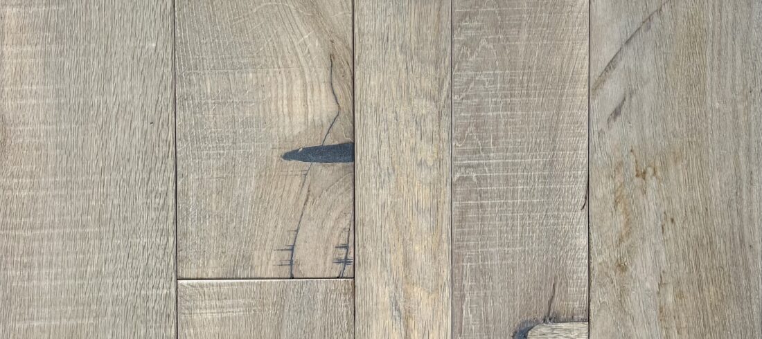 Reclaimed Original Sawn Factory Grey Heritage Oak