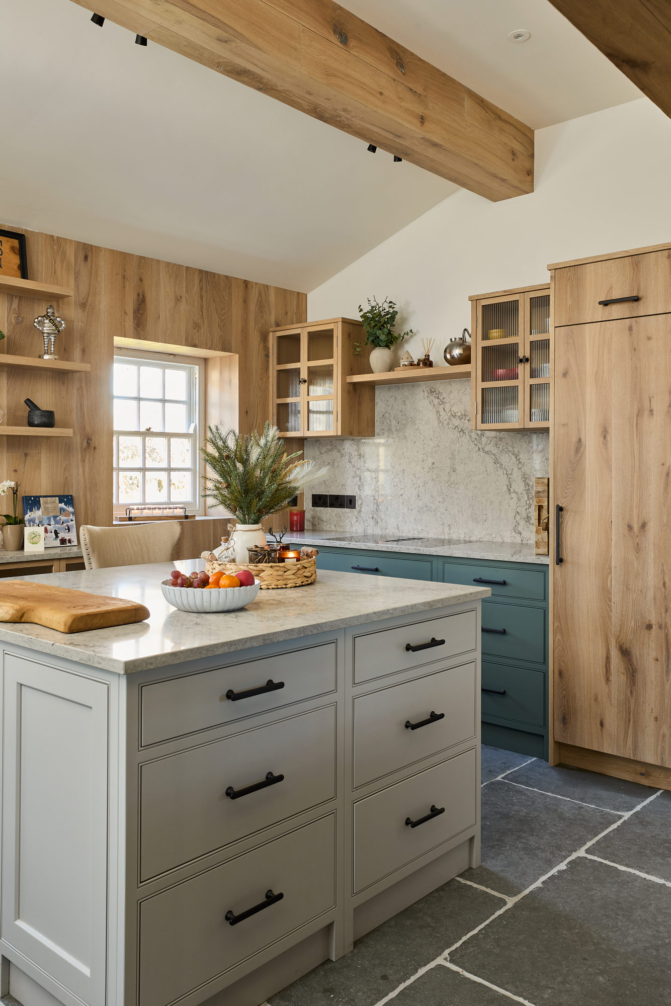 Little Greene painted kitchen